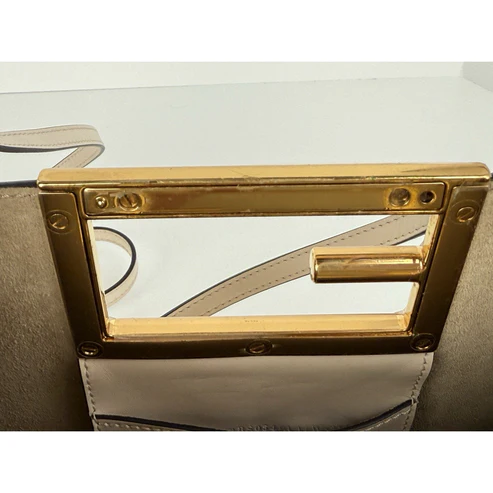 Fendi Way Small Tote Women's Crossbody Bag in Beige - Image 14