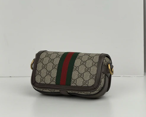 GUCCI OPHIDIA GG Monogram Supreme Mini SHOULDER BAG - Image 10