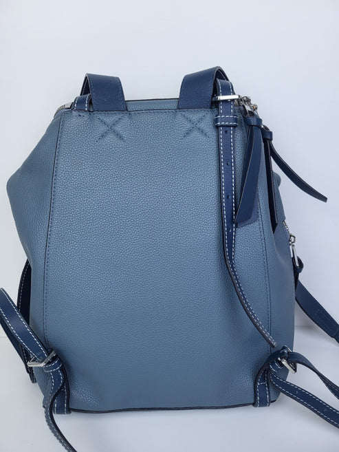 Loewe Backpack Disney Flying DUMBO Stone Blue Leather GOYA Limited Edition - Image 7