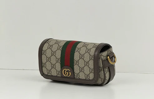 GUCCI OPHIDIA GG Monogram Supreme Mini SHOULDER BAG - Image 4