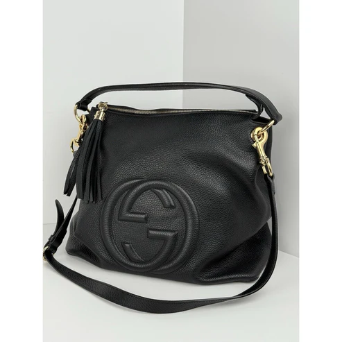 Gucci Soho Convertible Hobo Leather Large Bag