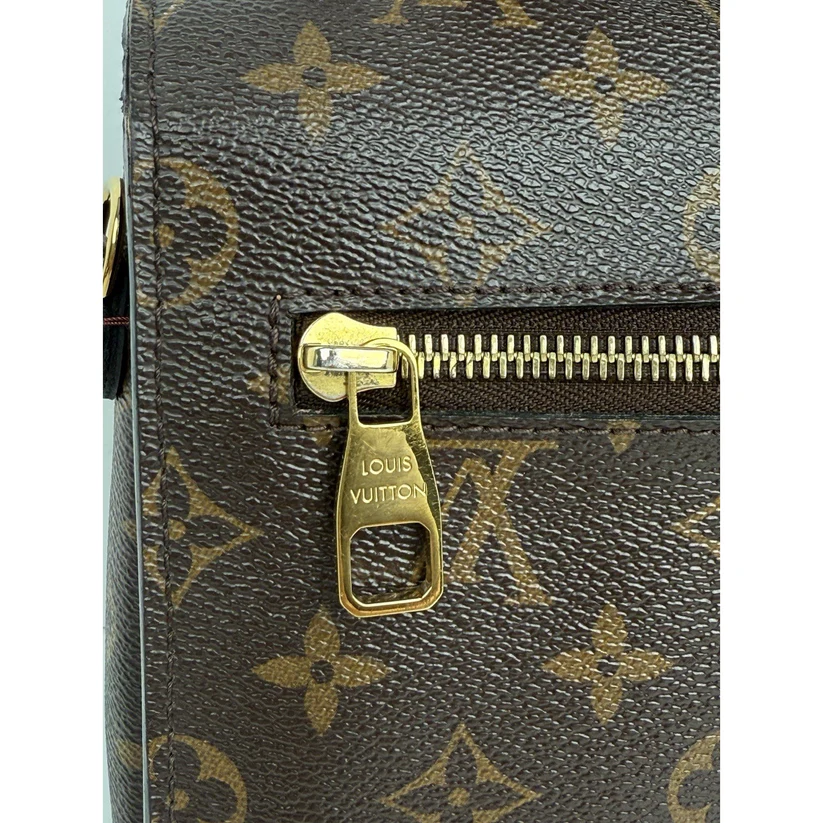 Louis Vuitton Monogram Braided Pochette Métis Coquelicot Crossbody Bag - Image 12