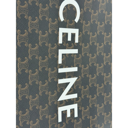 Celine Vertical Cabas Tote Triomphe Coated Canvas - Image 8