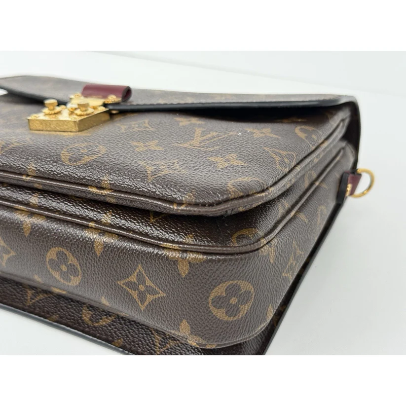 Louis Vuitton Monogram Braided Pochette Métis Coquelicot Crossbody Bag - Image 8