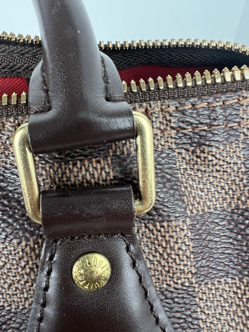 LOUIS VUITTON Speedy Bandouliere 25 Damien Ebene Canvas Shoulder Bag (2017) - Image 4