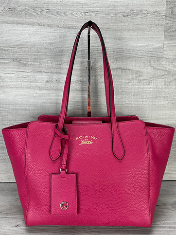 Gucci Fuchsia Leather Tote